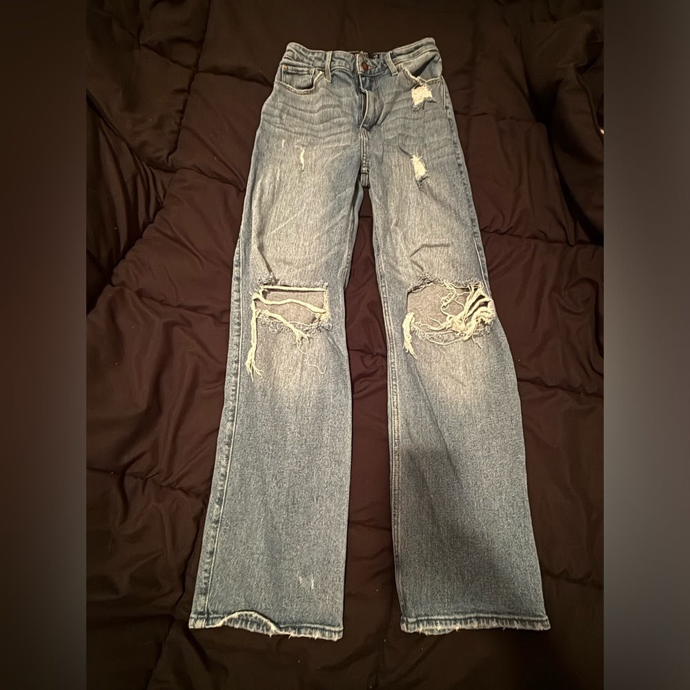 Hollister Ultra High Rise Dad Jean Vintage Stretch
